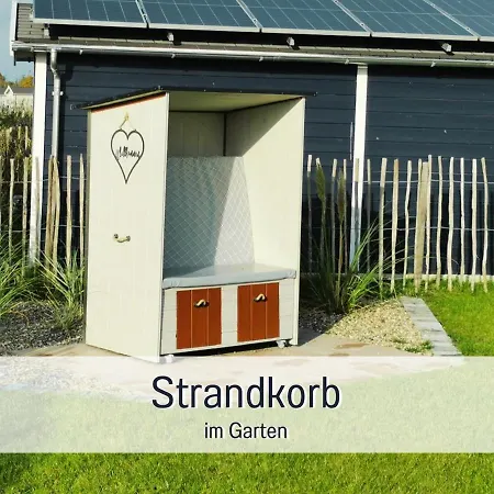 Kuestenzauber Kalifornien - Mit Hund - Komplett Eingezaeunter Grosser Garten - Sauna Und Kamin - Im Sommer Strandkorb Inklusive בית נופש Schönberg in Holstein
