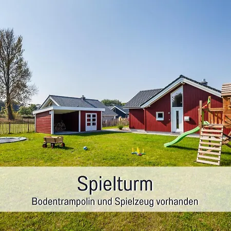 בית נופש Kuestenzauber Kalifornien - Mit Hund - Komplett Eingezaeunter Grosser Garten - Sauna Und Kamin - Im Sommer Strandkorb Inklusive *